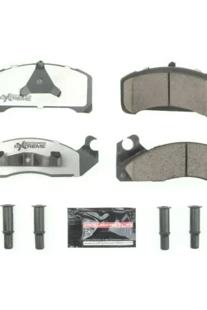Hot Picks Power Stop 1983 Ford Fairmont Front Z26 Extreme Street Brake Pads w/Hardware | Graveyard Performance