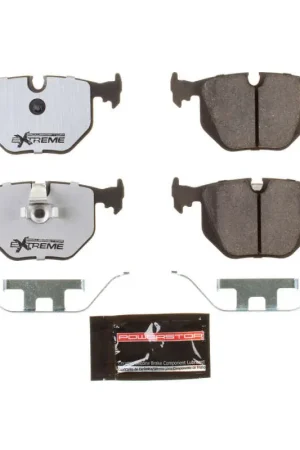Flash Sale Power Stop 01-05 BMW 330Ci Rear Z26 Extreme Street Brake Pads w/Hardware | Graveyard Performance