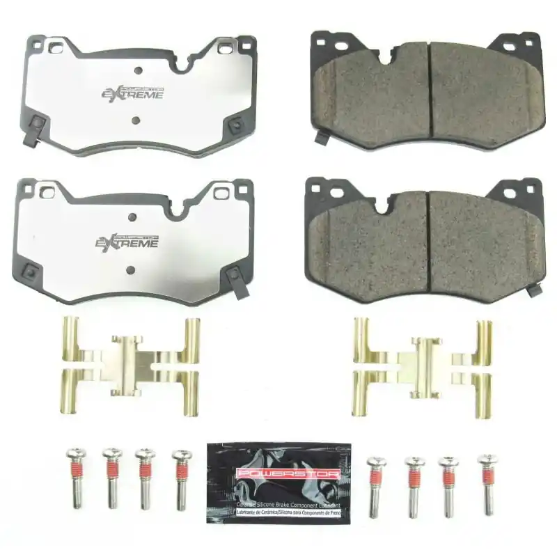 Limited Time Power Stop 2020 Chevrolet Corvette Front Z26 Extreme Street Brake Pads w/Hardware | Graveyard Performance