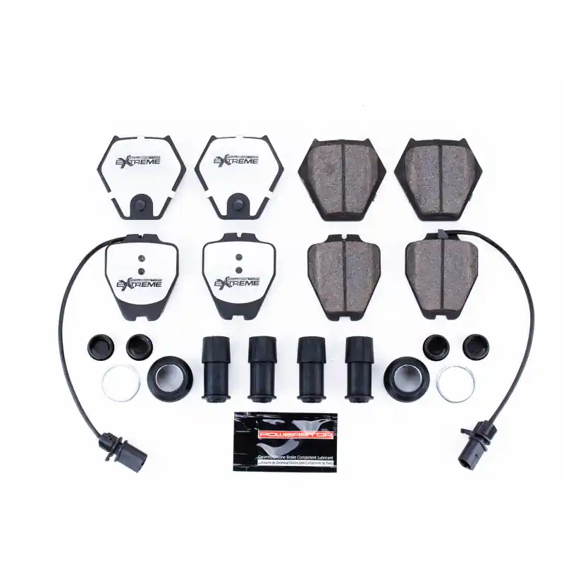 Power Stop 00-01 Audi A6 Quattro Front Z26 Extreme Street Brake Pads w/Hardware | Graveyard Performance Must Have