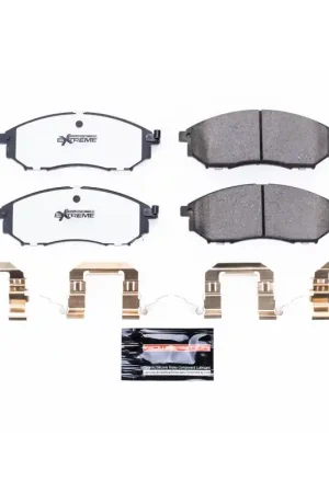 Popular Power Stop 08-12 Infiniti EX35 Front Z26 Extreme Street Brake Pads w/Hardware | Graveyard Performance