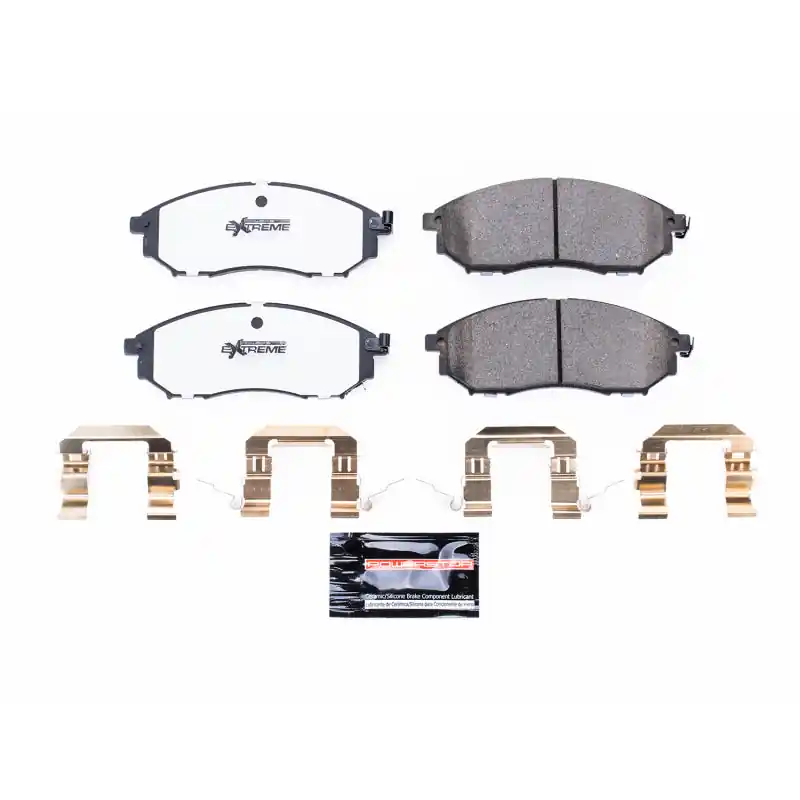Popular Power Stop 08-12 Infiniti EX35 Front Z26 Extreme Street Brake Pads w/Hardware | Graveyard Performance