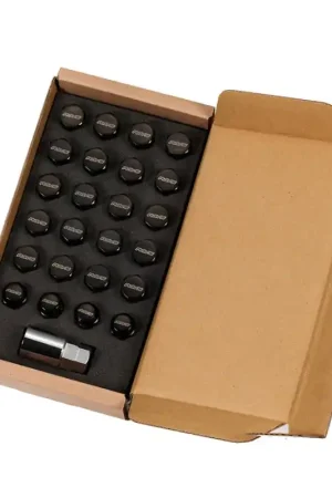 Trusted Brand Rays 19 Hex L33 Lock & Nut Set 14x1.50 - Black | Graveyard Performance