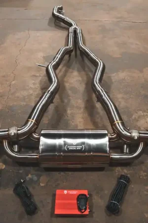 Free Shipping Valvetronic Toyota Supra A90 / A91 Valved Sport Exhaust System - Brushed Finish | Graveyard Performance