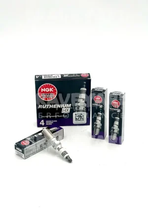 NGK 95605 1-step Colder Ruthenium HX Spark Plug’s - Mazdaspeed / Focus RS/ST / Ecoboost Mustang Set of 4 | Graveyard Performance Professional Grade