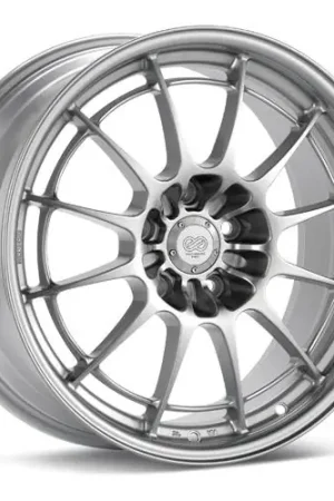 Budget Enkei NT03+M 18x9.5 5x120.7 58mm Offset 72.6mm Bore Silver Wheel | Graveyard Performance