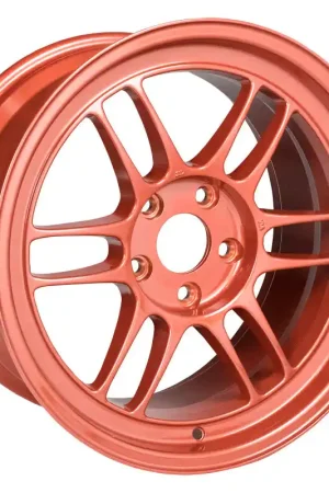 Enkei RPF1 17x9 5x114.3 35mm Offset 73mm Bore Orange Wheel | Graveyard Performance Limited Edition