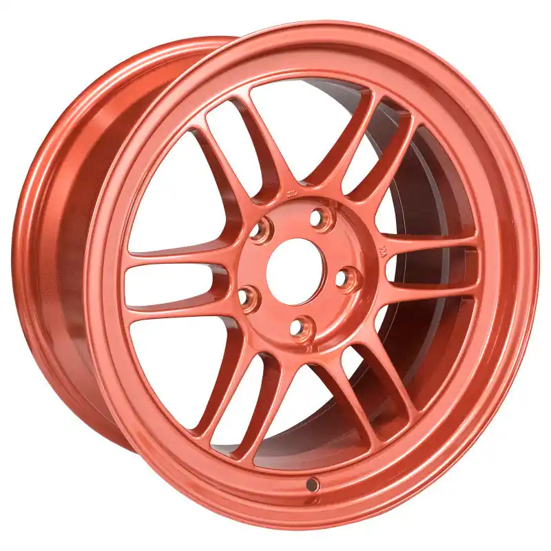 Enkei RPF1 17x9 5x114.3 35mm Offset 73mm Bore Orange Wheel | Graveyard Performance Limited Edition
