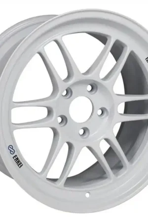 Free Returns Enkei RPF1 18x9.5 5x114.3 15mm Offset 73mm Bore Vanquish White Wheel (MOQ 40) | Graveyard Performance