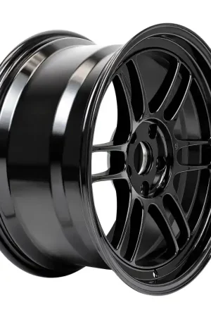 Get Yours Enkei RPF1 18x9.5 5x114.3 38mm Offset 73mm Bore Gloss Black Wheel | Graveyard Performance