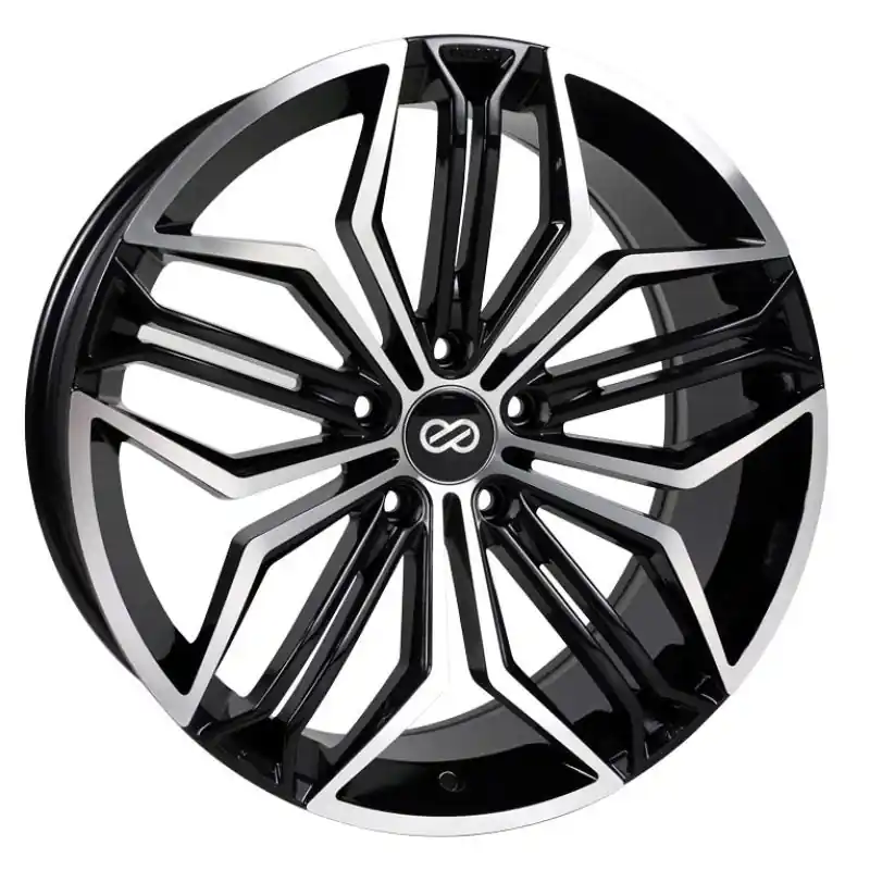 Enkei CUV 17x7.5 5x108 45mm Offset 72.6mm Bore Black Machined | Graveyard Performance Crafted
