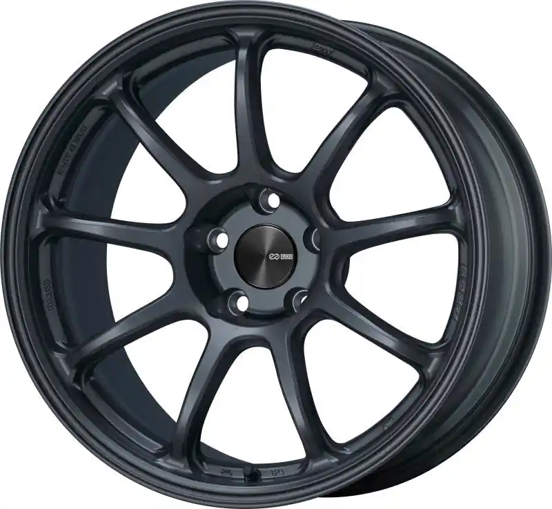 Enkei PF09 16x7 4x100 45mm Offset 67mm Bore Matte Gunmetal Wheel | Graveyard Performance Modern