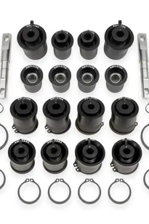 BMR 97-04 Chevrolet Corvette C5 / 05-13 Corvette C6 Front & Rear Control Arms Bearing Kit - Black | Graveyard Performance Same Day Shipping