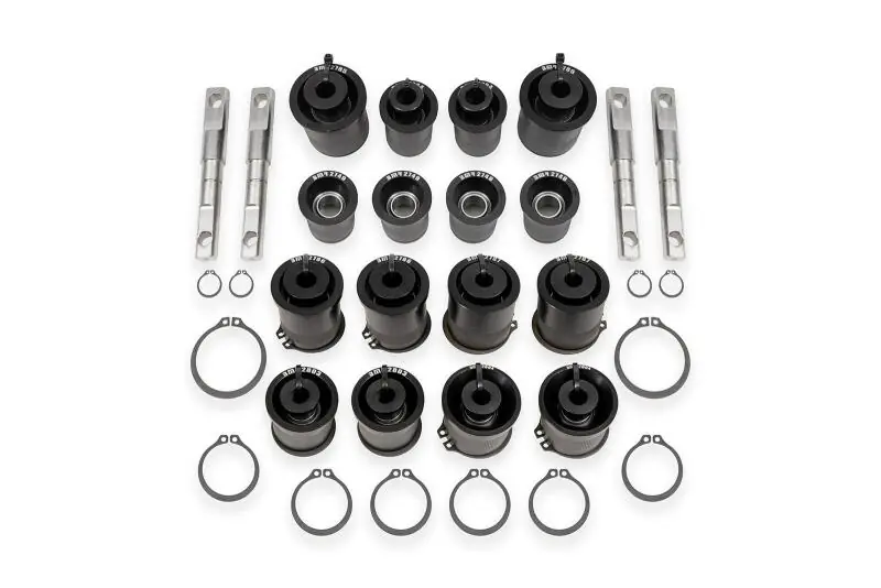 BMR 97-04 Chevrolet Corvette C5 / 05-13 Corvette C6 Front & Rear Control Arms Bearing Kit - Black | Graveyard Performance Same Day Shipping