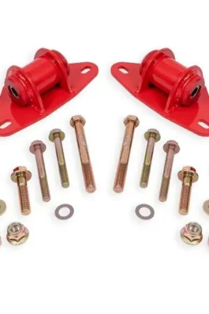 BMR Suspension 14-19 Chevrolet Corvette Motor Mount Kit - Red | Graveyard Performance Luxury