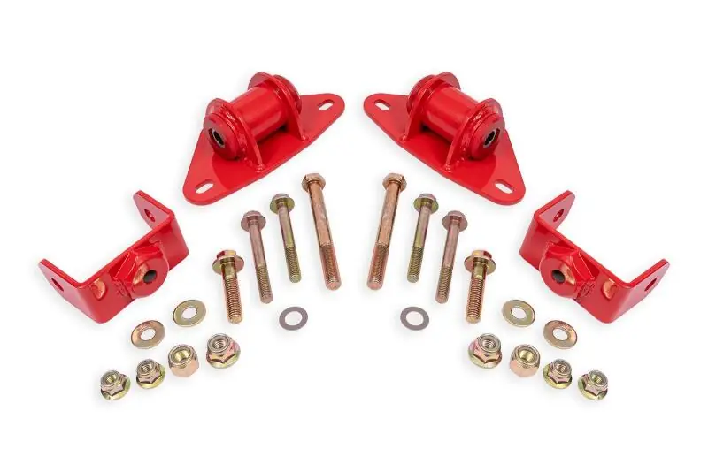 BMR Suspension 14-19 Chevrolet Corvette Motor Mount Kit - Red | Graveyard Performance Luxury