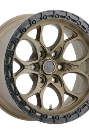 Weld Ledge 6 18x9 / 6x135 / ET -12 / BS 4.51 - Satin Bronze w/ Satin Black Ring | Graveyard Performance Shop Now