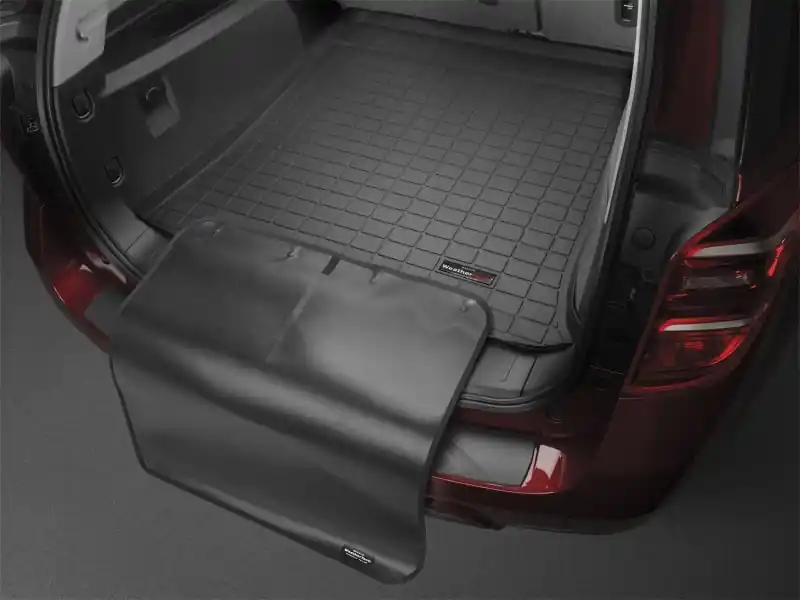 WeatherTech 2024 Ford Mustang Cargo Liner w/Bumper Protector - Black | Graveyard Performance Express Delivery
