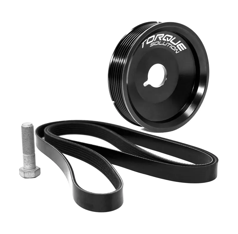 Torque Solution Underdrive Crank Pulley Porsche Boxster/Cayman/996/997 w/o AC (Excl Turbo Engines) | Graveyard Performance Save Now