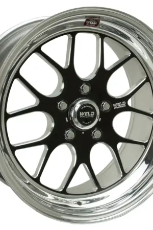 Weld S77 18x6 / 5x4.75 BP / 3.2in. BS Black Wheel (Low Pad) - Non-Beadlock | Graveyard Performance No Minimum Order