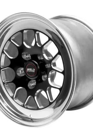 Grab Now Weld S77 15x9.33 / 5x4.5 BP / 5.5in. BS Black Wheel (Medium Pad) - Non-Beadlock | Graveyard Performance
