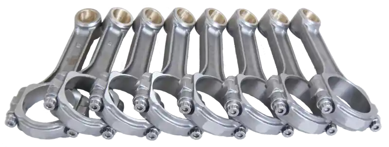 Direct From Factory Eagle Chevrolet SB 5.700in 5.700in 5140 Steel 3/8in ARP8740 Bolts I-Beam Connecting Rods - Set of 8 | Graveyard Performance