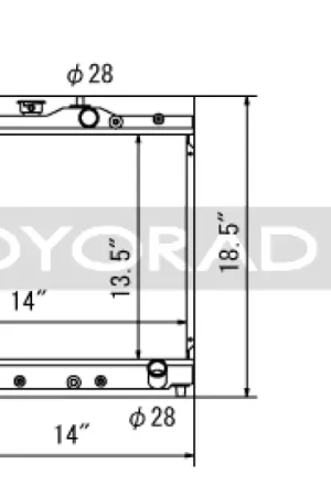 Koyo 92-00 Honda Civic Si/Del Sol (MT / w/ 28mm Hoses) Radiator | Graveyard Performance Limited Edition