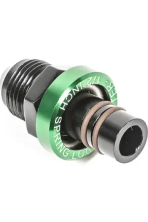 Radium Engineering 8AN Male to 1/2in Spring Lock Male Adapter Fitting | Graveyard Performance Markdown