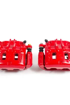 Power Stop 02-03 Subaru Impreza Front Red Calipers w/Brackets - Pair | Graveyard Performance Brand New