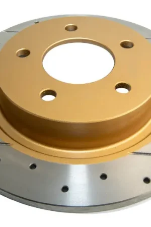 Direct From Factory DBA 04-05 Mazda 3 2.3L / 06+ MazdaSpeed3 Rear Drilled & Slotted Street Series Rotor | Graveyard Performance