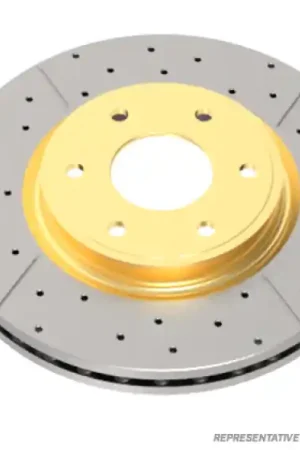 DBA 97-04 Corvette C5/C6 Rear Drilled & Slotted Street Series Rotor | Graveyard Performance Wholesale