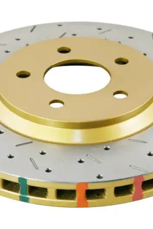 Get Yours DBA 05-10 Mustang GT/ 11+ V6 Front Drilled & Slotted 4000 Series Rotor | Graveyard Performance