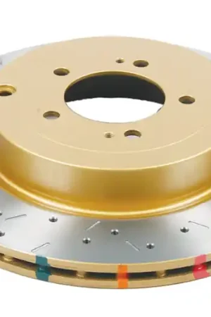 Affordable DBA 08+ EVO X Rear Drilled & Slotted 4000 Series Rotor | Graveyard Performance