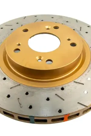 Professional Grade DBA 02-05 RSX (Type S) / 06-07 Civic Si 2.0L Front Drilled & Slotted 4000 Series Rotor | Graveyard Performance