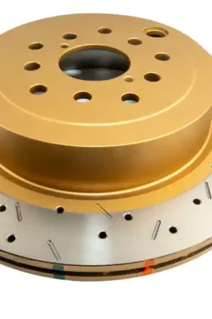 DBA 08-10 STi/2017 BRZ w/Perf. Pkg. Dual-Drilled Rear Drilled & Slotted 4000 Series Rotor | Graveyard Performance Genuine