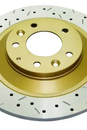 DBA 05+ Mazda MazdaSpeed6 / 05+ MX6 Rear Drilled & Slotted 4000 Series Rotor | Graveyard Performance Limited Time