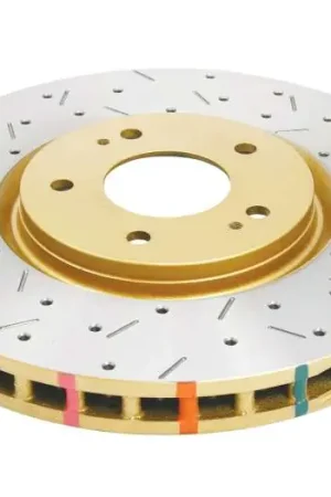 DBA 03-05 Evo 8/9 Front Drilled & Slotted 4000 Series Rotor | Graveyard Performance Direct From Factory