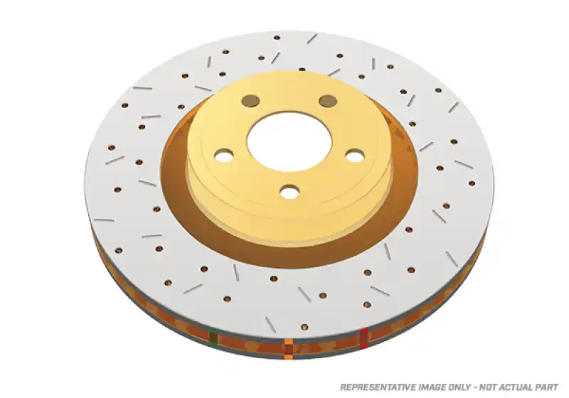 DBA 00-05 S2000 Rear Drilled & Slotted 4000 Series Rotor | Graveyard Performance Editor’s Pick