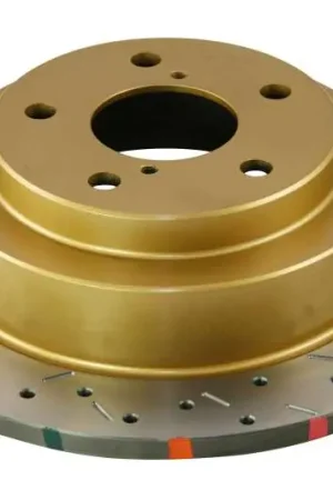 DBA 02-06 WRX / 98-07 Impreza 2.5L RS Rear Drilled & Slotted 4000 Series Rotor | Graveyard Performance Professional Grade