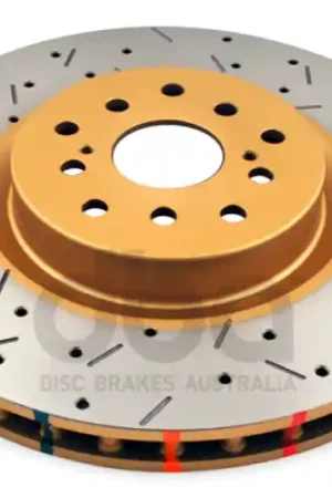 DBA 04-12 Subaru STi/2017 BRZ w/Perf. Pkg. 10 Stud Hole Front Drilled & Slotted 4000 Series Rotor | Graveyard Performance Luxury