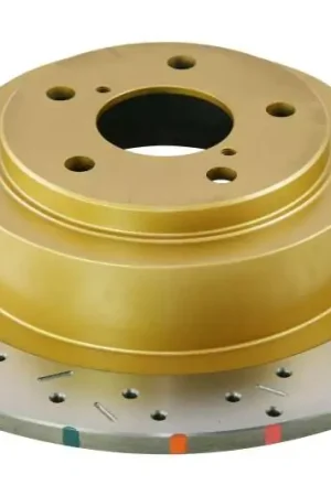 DBA 01-04 Outback 2.5L/3.0 H6 Rear Drilled & Slotted 4000 Series Rotor | Graveyard Performance Next Day Delivery