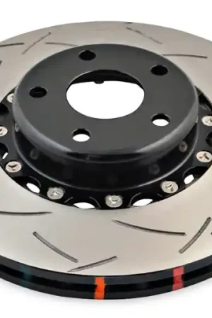 DBA 02-10 WRX / 13+ FR-S / 13+ BRZ PremiumFront Slotted 5000 Series 2 Piece Rotor w/ Black Hat | Graveyard Performance While Supplies Last