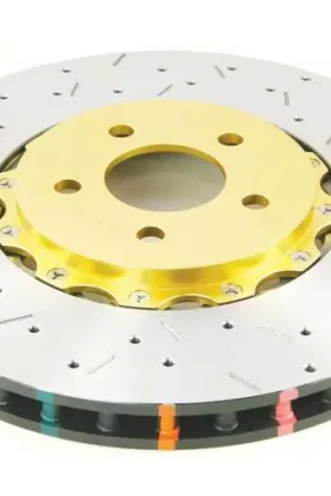 DBA 05-10 Mustang GT V8 Shelby Edition Front Drilled & Slotted 5000 Series 2 Piece Rotor Assembled w | Graveyard Performance Fresh Stock