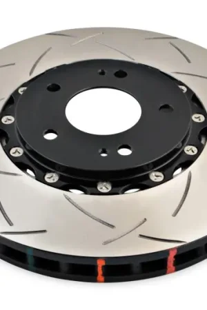 DBA 03-05 Evo 8/9 Front Slotted 5000 Series 2 Piece Rotor Assembled w/ Black Hat | Graveyard Performance High Quality