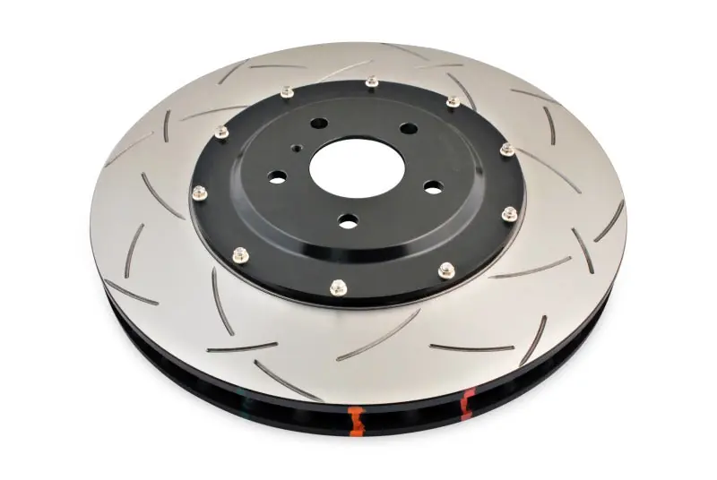 Original DBA 09-11 Nissan GTR R-35 Front Slotted 5000 Series 2 Piece Rotor Assembled w/ Black Hat | Graveyard Performance