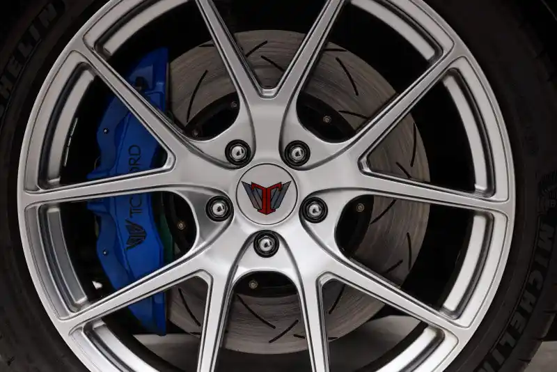 DBA 06-14 Mazdaspeed 3 Front Slotted 5000 Series 2 Piece Rotor Assembled w/ Black Hat | Graveyard Performance Big Sale