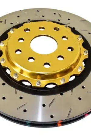 DBA 04-07 STi/2017 BRZ w/Perf. Pkg. 10 Hole Front Drilled/Slotted 5000 Series 2 Pc Rotor w/Gold Hat | Graveyard Performance Secure Checkout