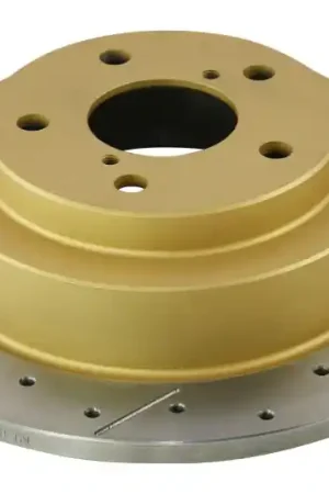 While Supplies Last DBA 02-06 WRX / 98-07 Impreza 2.5L RS Rear Drilled & Slotted Street Series Rotor | Graveyard Performance