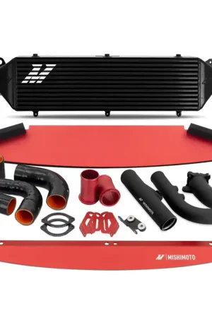 Super Sale Mishimoto 2023+ Toyota GR Corolla Intercooler & Pipe Kit - Black Cooler - Black Pipes | Graveyard Performance