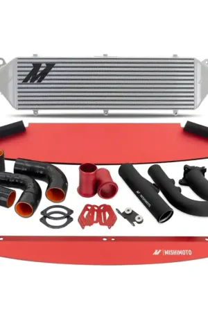 Mishimoto 2023+ Toyota GR Corolla Intercooler & Pipe Kit - Silver Cooler - Black Pipes | Graveyard Performance Next Day Delivery